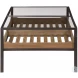 Silas Aged Steel Cocktail Table