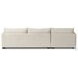 Wickham Alameda Snow Performance Fabric 2 Piece LAF Storage Chaise Sleeper Sectional