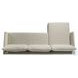Wickham Alameda Snow Performance Fabric 2 Piece LAF Storage Chaise Sleeper Sectional