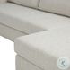 Wickham Alameda Snow Performance Fabric 2 Piece Right Arm Facing Sectional Chaise