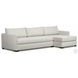 Wickham Alameda Snow Performance Fabric 2 Piece RAF Sleeper Sectional