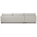 Wickham Alameda Snow Performance Fabric 2 Piece LAF Storage Sectional