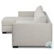 Wickham Alameda Snow Performance Fabric 2 Piece LAF Storage Sectional