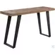 Freddy Weathered Oak and Aged Black Console Table