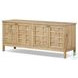 Alessio Aged Natural Oak Veneer 66" Media Console