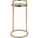 Cailin Bright Gold Leaf Accent Table