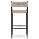 Lomas Textured Dune Outdoor Metal Bar Stool