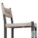 Lomas Textured Dune Outdoor Metal Bar Stool