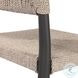 Lomas Textured Dune Outdoor Metal Counter Height Stool