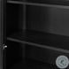 Pilar Charcoal Oak Veneer 2 Glass Door Cabinet