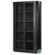 Pilar Charcoal Oak Veneer 2 Glass Door Cabinet