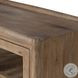 Glenview Weathered Oak 2 Glass Door Bar Cabinet