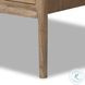 Glenview Weathered Oak 2 Glass Door Bar Cabinet