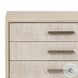 Rosenell Natural Oak Veneer Closed 3 Drawer Nightstand