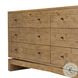 Matthes Sierra Rustic Natural 6 Drawer Dresser