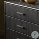 Rosenell Black Oak Veneer 6 Drawer Dresser