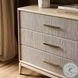 Rosenell Natural Paper Cord 6 Drawer Dresser