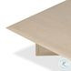Rosenell Natural Oak Veneer Square Coffee Table