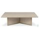 Rosenell Natural Oak Veneer Square Coffee Table
