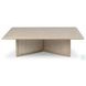 Rosenell Natural Oak Veneer Square Coffee Table