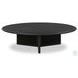 Rosenell Black Oak Veneer Round Coffee Table