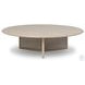 Rosenell Natural Oak Veneer Round Coffee Table