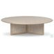 Rosenell Natural Oak Veneer Round Coffee Table