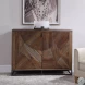 Ryder Walnut Stain 2 Door Accent Cabinet