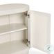 Amelia Ivory Painted Linen 4 Door Sideboard