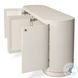 Amelia Ivory Painted Linen 4 Door Sideboard