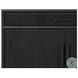 Rosenell Black Oak Veneer 2 Drawer Sideboard