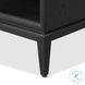 Rosenell Black Oak Veneer Open 1 Drawer Nightstand