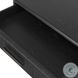Rosenell Black Oak Veneer Open 1 Drawer Nightstand