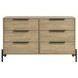 Newhall Vintage Oak Melamine Panel Bedroom Set