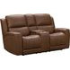 Pierce Homerun Cinnamon Leather Zero Gravity Power Reclining Living Room Set with Power Lumbar and USB Charging