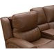 Pierce Homerun Cinnamon Leather 76" Zero Gravity Power Reclining Console Loveseat with Power Lumbar and USB Charging
