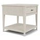 Carmella Pebble Oak Square End Table