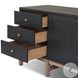 Fiona Black Raffia 72" Media Console