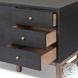 Fiona Black Raffia 72" Media Console