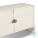 Cressida Ivory Painted Linen 84" Media Console