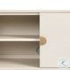 Cressida Ivory Painted Linen 84" Media Console
