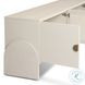 Cressida Ivory Painted Linen 84" Media Console