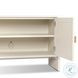 Cressida Ivory Painted Linen 84" Media Console