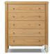 Roark Amber Oak Tall 5 Drawer Dresser