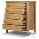 Roark Amber Oak Tall 5 Drawer Dresser