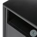 Soto Black Large 2 Drawer Nightstand