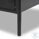 Soto Black Large 2 Drawer Nightstand