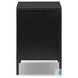 Soto Black Large 2 Drawer Nightstand