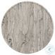 Viola Antique White Marble Round End Table