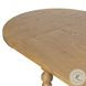Blinn Worn Oak Veneer Leaf 88" Extendable Oval Dining Table